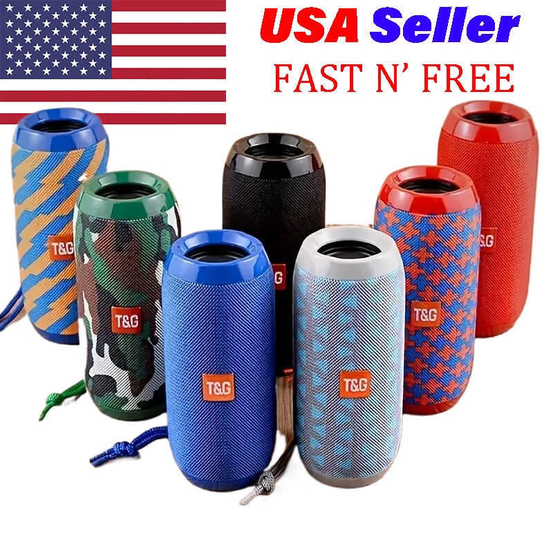 Bluetooth Speaker Wireless Portable Waterproof Outdoor Loud Stereo Bass USB FM