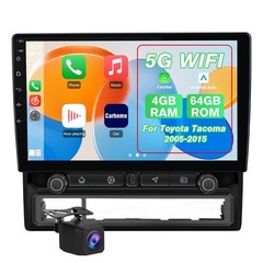 Solvitek Car Radio for Toyota Tacoma 10.1″ 4GB RAM 64GB ROM (Fast Charging)