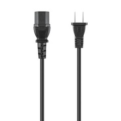 UL 2-Prong Power Cord For Focal CUB2 CUB3 SUB6 SUB 1000 F 700 V Subwoofers Cable