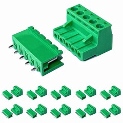 10 Set 5 Pin 5.08mm Pitch PCB Mount Screw Terminal Block Connector Male Femal…