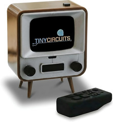 Tinytv 2 Mini Retro TV – 1.14″ Screen, Preloaded & Upload Videos, USB-C Recharge