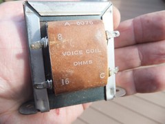Vtg New Old Stock Stancor A-8076 Voice Coil, 4, 8, 16 ohms, 70.7 V Line, 2.5-20W