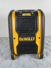 DEWALT DCR006 Type 1 Bluetooth Speaker 12V/20V MAX AUX Yellow/Black Tool Only