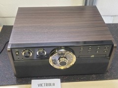Victrola Empire Signature 6-in-1 Record Player Bluetooth FM CD Cassette | NMINT!