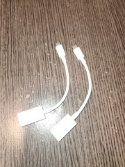 2 USB C to Lightning Audio Adapter USB Type C Male 2 Lightning Female Earphone C