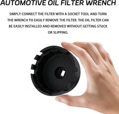 Oil Filter Wrench for Oil Filter Removal Tool 64MM Oil Filter So Size: 6 Slots