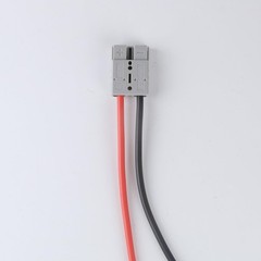 2 PCS 1.64 Ft 8AWG Cable 50A Connector LiFePO4 Battery M8 Terminal Forklift