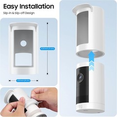 Silicone Case for Ring Outdoor Cam Plus (2025 Release) Soft Silicone Skin Cover