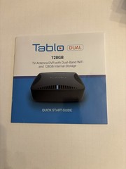 Tablo Dual Lite TV Antenna DVR with WiFi OTA DVR 2-Turner Model TDNS2B-02-CN