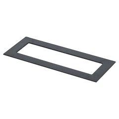 Metra Universal ISO DIN Trim Ring 1/2″ Border Textured Finish Black 89-40-0500