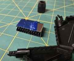 Male SCART 21 Pin Socket Connector Plug for Euro or JP21, RGB AV Adapter RGB21
