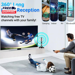 2026 Digital TV Antenna for Smart TV Indoor 360° Long Range Reception