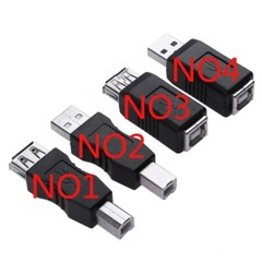USB 2.0 A to USB Male Female Type B Print Converter Adapter Cable Plug Connector