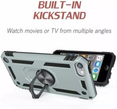 Heavy Duty Dual Layer Case 360° Rotating Ring Kickstand for iPod Touch 7 6 5th