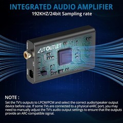 192KHz HDMI ARC Audio Extractor to Optical TOSLINK SPDIF & Coaxial Audio Spli…