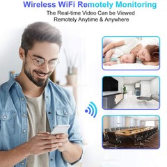 2026 Mini Camara Oculta Espia WiFi 1080P HD Seguridad Audio y Video APP Movil