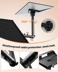 Starlink Gen 3 Mount 180°Adjustable Wall Roof Mounting Kit for V3 Standard Dish
