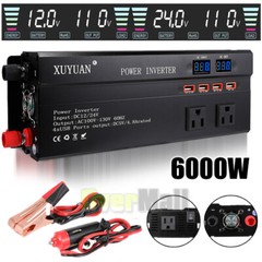6000W 5000W 4000 Watt Pure Sine Wave Inverter For Off Grid Solar Panel Kit 4 USB