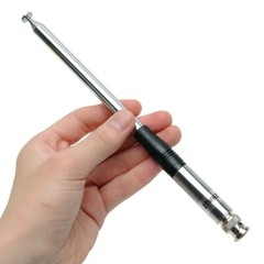 9in-51in 27MHz BNC Telescopic Antenna For Handheld/Portable CB Walkie Talkie