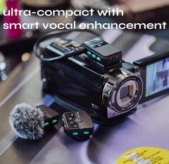 CreatorMic voice-enhancing mini wireless microphone for iPhone/Android/Camera