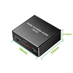 4Kx2K HDMI to 3.5MM Audio Converter SPDIF Optical Stereo Out Splitter Adapter b