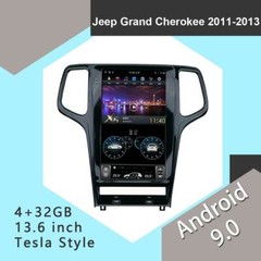 Android 9.0 Radio Vertical Screen Gps Carplay For Jeep Grand Cherokee 2011-2013