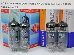 BEST SONY OEM LN 6AU6 Tube for SONY C800G C37A WARM Audio WA-8000 NEW! 125% mA!