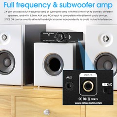 100Watt Mini Mono Channel Power Amplifier HIFI Full-range/Subwoofer Digital Amp