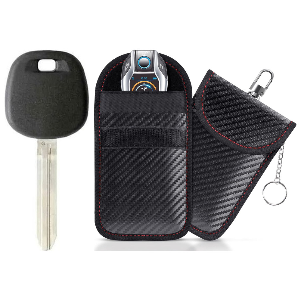 Replacement Key Fob Remote 2011 Toyota Tacoma MPN: 89785-0804 + Protective Pouch