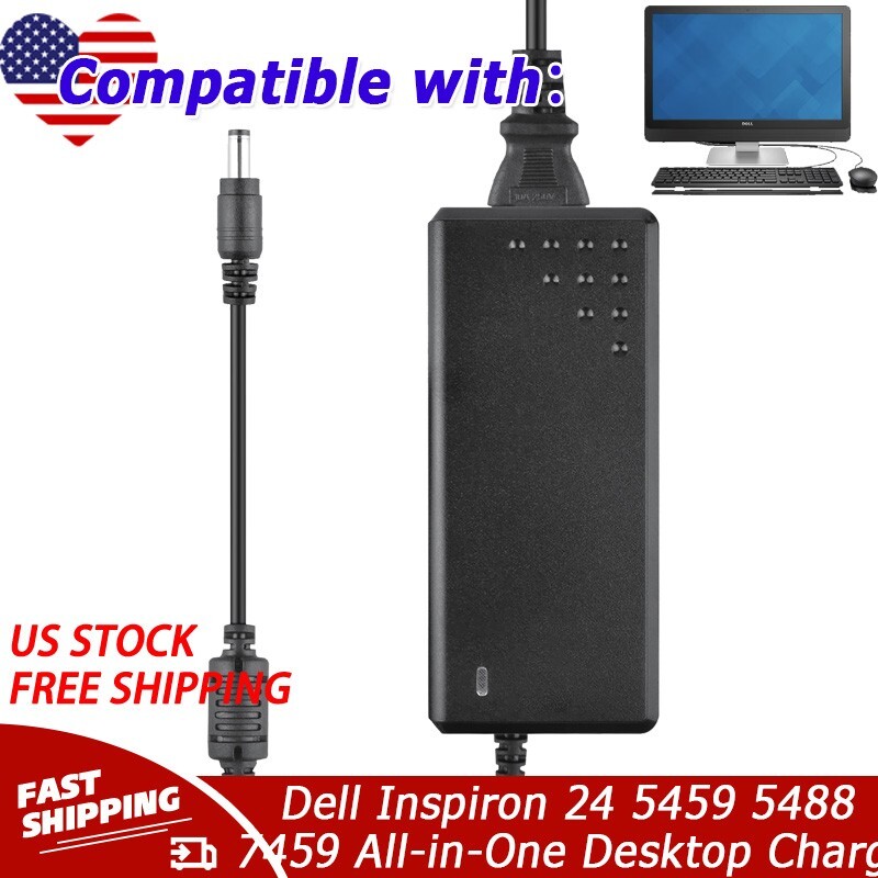 For Dell Inspiron 24 5459 5488 7459 All-in-One Desktop AC Adapter Charger 90W
