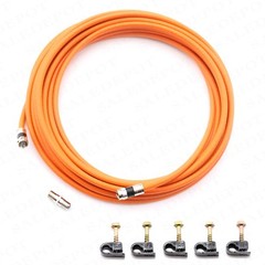 RG6 COAX CABLE 5-300 FT lot HD CA TV Internet Radio rg6 COAXIAL Tri-Shield WIRE