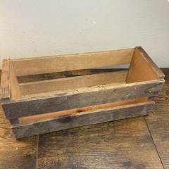 Wooden CD Crate Fits 28-30 With Flaws Rustic See Details