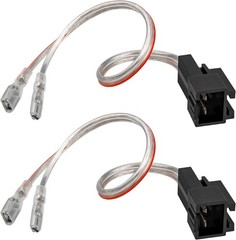 Durable ABS Plug-and-Play Speaker Wiring Adapter for Chrysler/Dodge/Jeep – 2 Pcs
