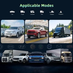 Lamtto 10.26″ Touch Screen Portable Car Stereo Wireless CarPlay Voice Control FM