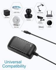 24V 1A Power Supply Adapter with Multiple Protection Systems – 100-240V Input