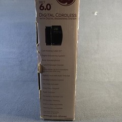 GE 27909FE1 6.0 Dect Stainless Cordless Phone Answering Machine New In Box