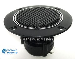 (4) Flush Mount 4″ inch Round Super Horn TWEETERS Speakers Car Audio Home Stereo