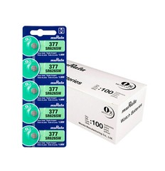 2 FRESH NEW MURATA / SONY 377 SR 626SW Silver Oxide SR626 V377 Watch Battery