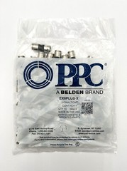 Case OF 1000 PPC BELDEN EX6PLUS Universal Compression Connector Indoor Outdoor