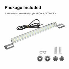 Universal LED License Plate Back Up Light for Car SUV Truck RV Xenon 6000K White