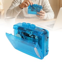 Portable Cassette Player Transparent Retro For Music Lovers ABS Easy To Use